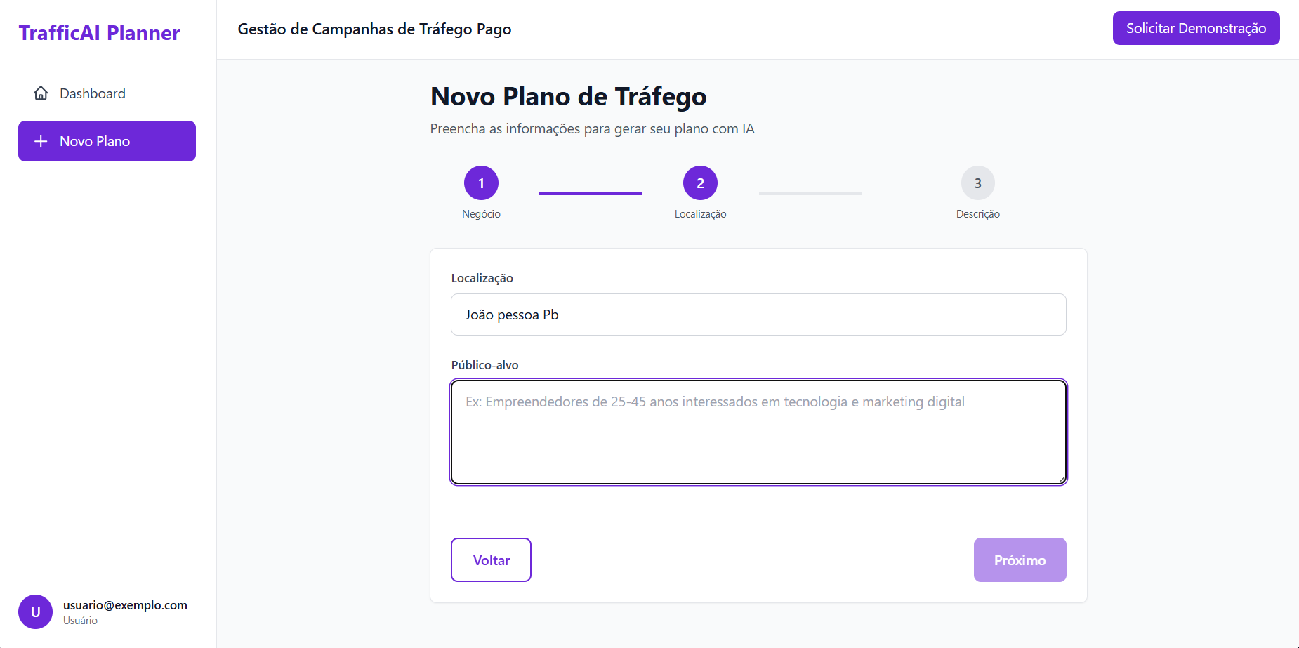 SaaS de Tráfego Pago - Gestão de Campanhas
